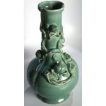 Chinese celadon bottle vase