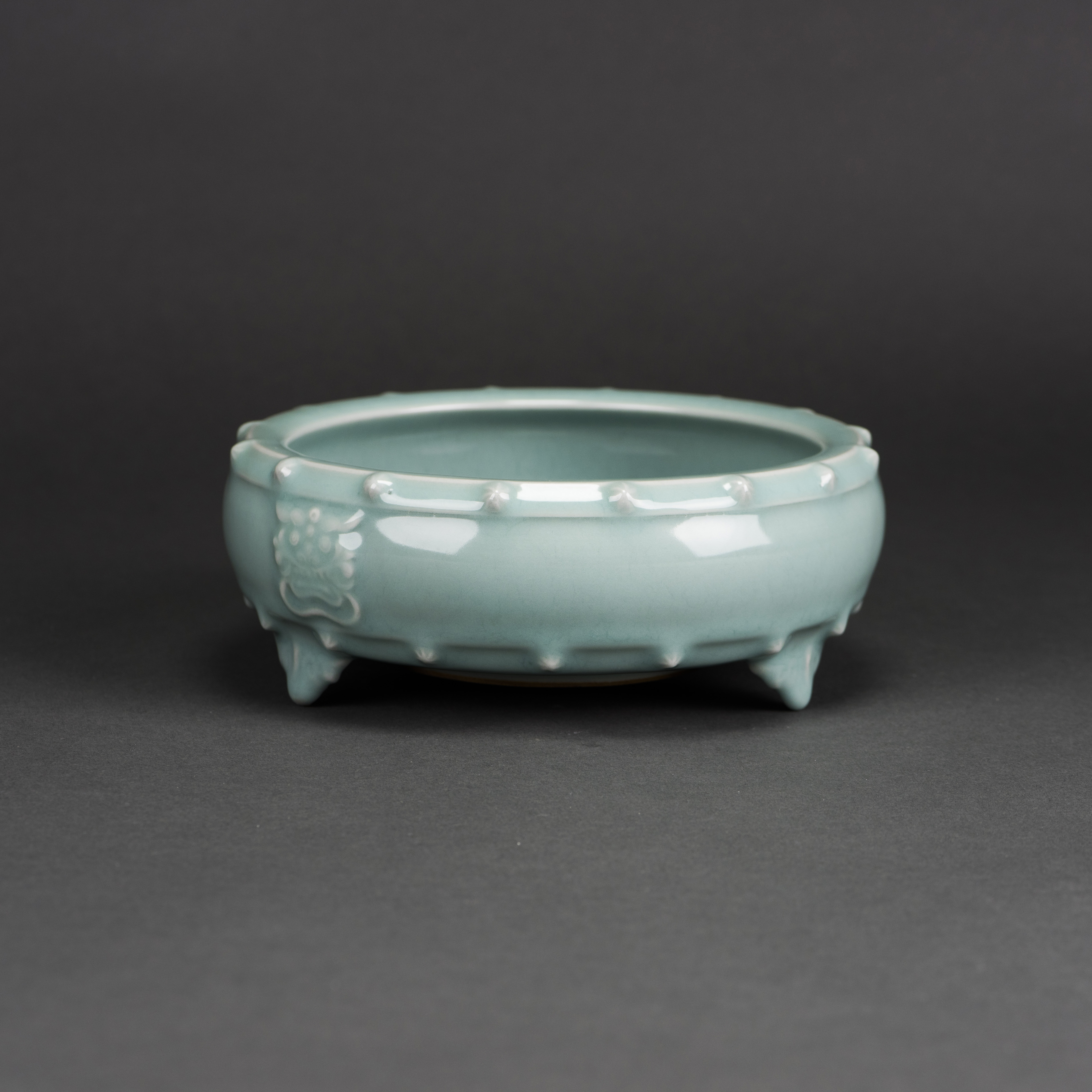 Chinese celadon tripod water pot