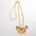 A gold-tone metal necklace, Chanel, Lucky 7