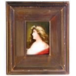 German porcelain plaque