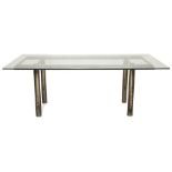 A modern Tobia Scarpa attributed dining table