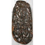 Papua New Guinea multi-figural 'Storyboard' tourist carving