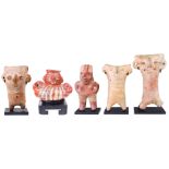 (lot of 5) A Pre Columbian group