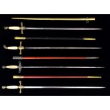 (lot of 4) 19th Century US Militia swords