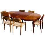 Niels Moller Model 71 rosewood dining chairs