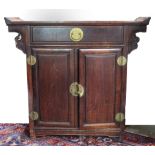 Chinese rosewood altar coffer