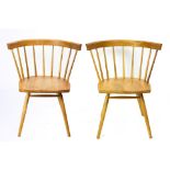 A pair of George Nakashima for Knoll side chairs circa 1950