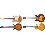 (lot of 4) Electric guitar group