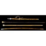 (lot of 4) Swagger Sticks, Mostly British