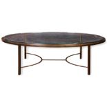 A Moderne coffee table