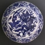 Chinese blue and white lidded Porcelain box