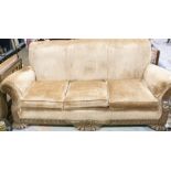 Art Deco upholstered sofa