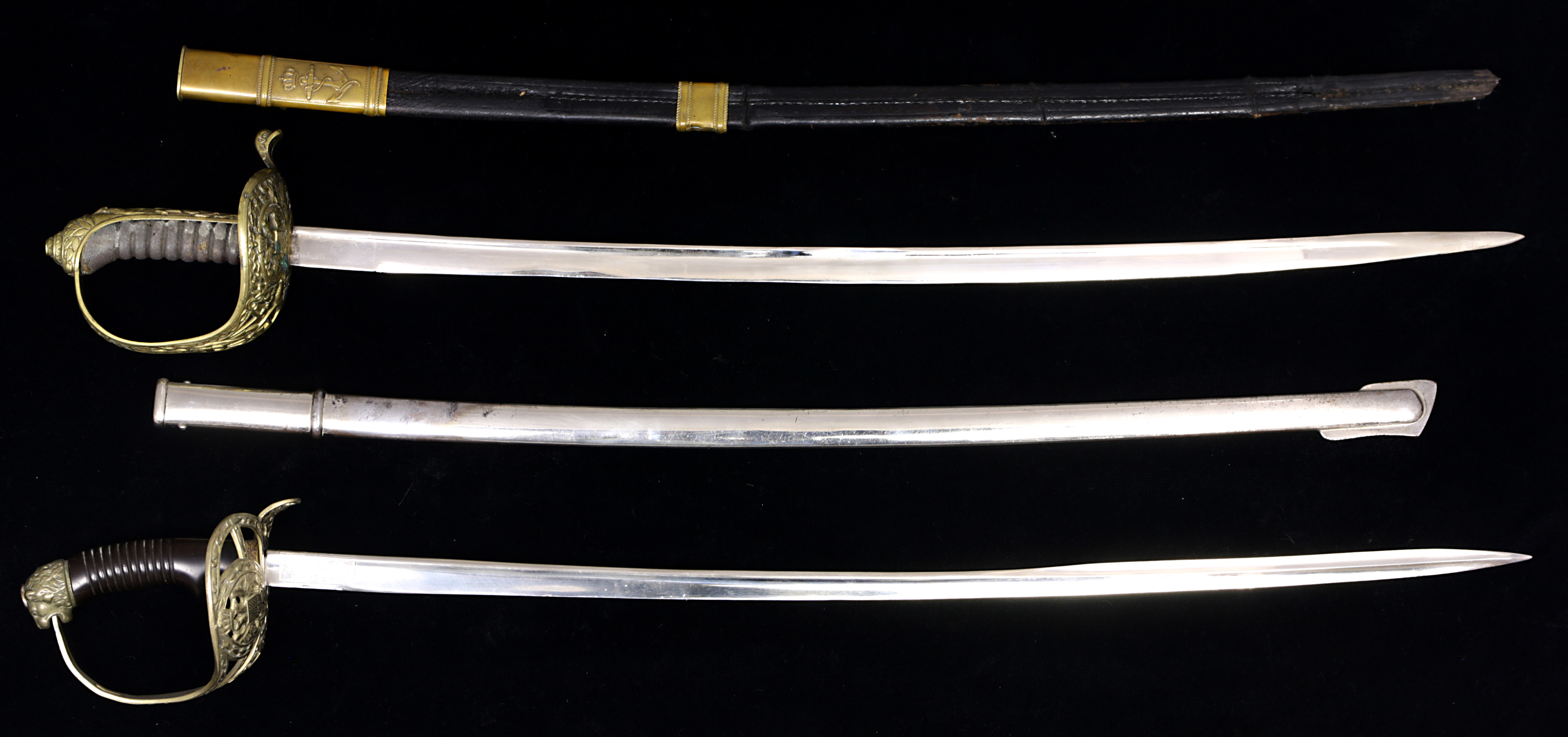 (lot of 2) Serbian swords, late 19th/early 20th century