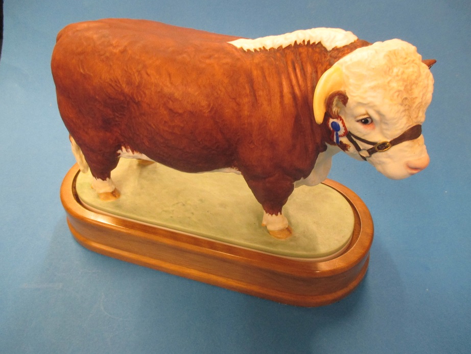 A first issue Royal Worcester Hereford Bull 1959