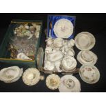 A large quantity of mixed ceramics and glasswares