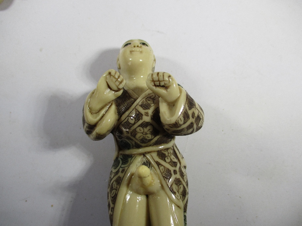 A parcel of vintage Chinese Erotica figures - Image 8 of 13