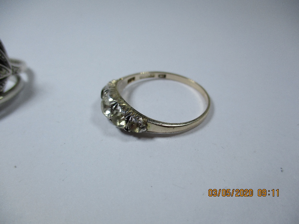 5 Dress rings of various metals - Image 3 of 7