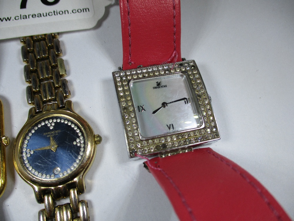 Two vintage Raymond Weil watches and a Swarovski example - Image 2 of 10