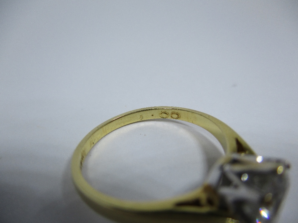 An 18ct gold and diamond solitaire ring, the stone measuring approx 6.69mm - Image 3 of 6