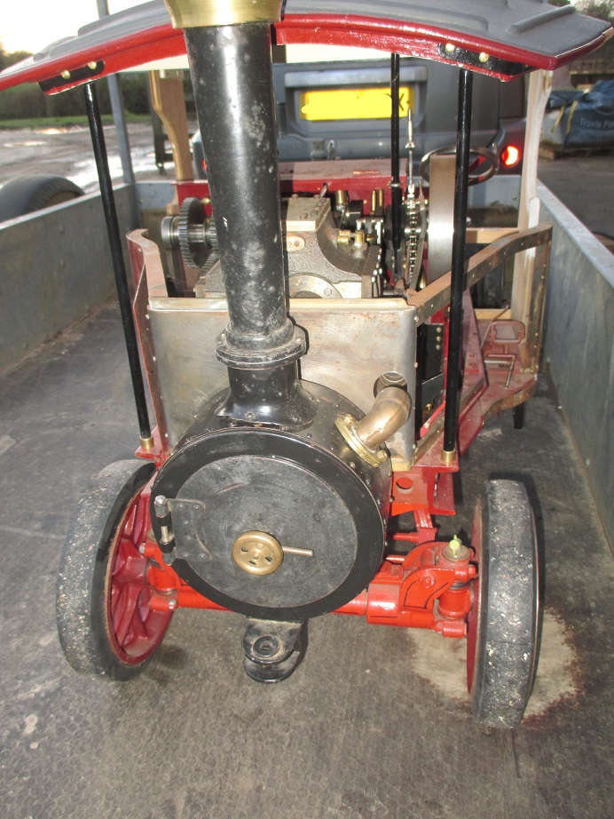 A live steam kit built model of a Foden overtype steam wagon - Image 4 of 20