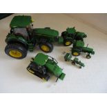 5 Die-cast model tractors