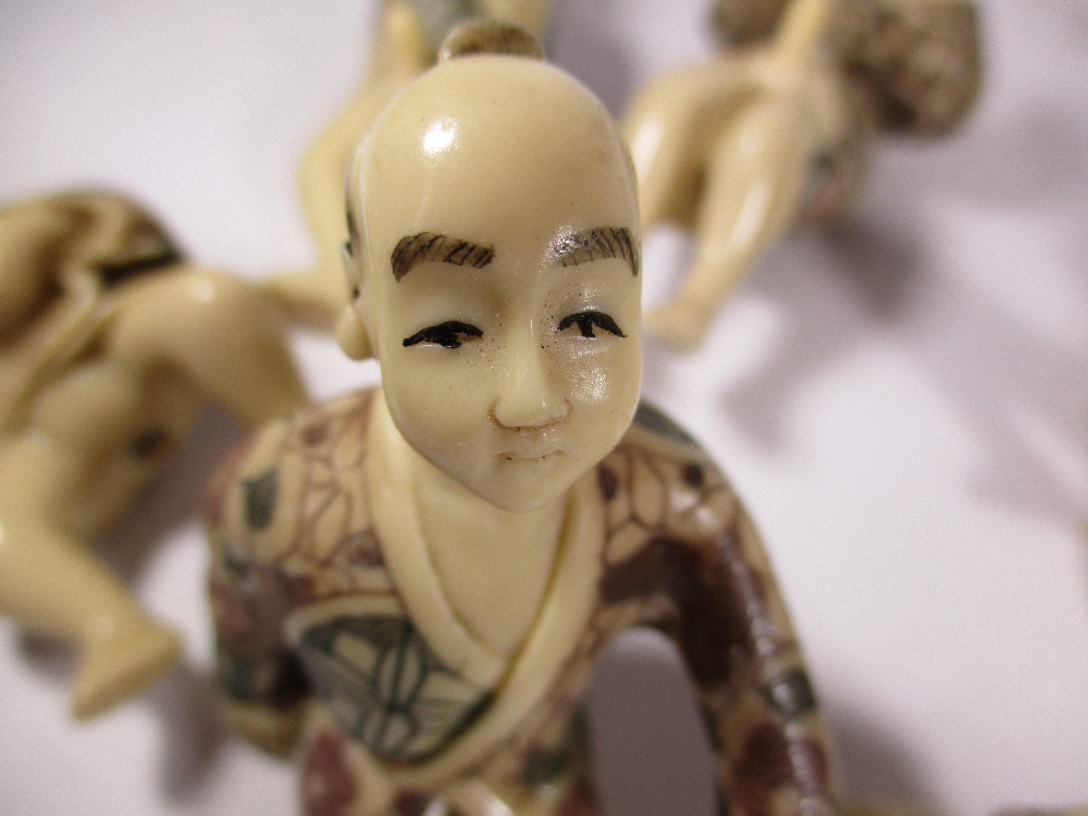 A parcel of vintage Chinese Erotica figures - Image 6 of 13