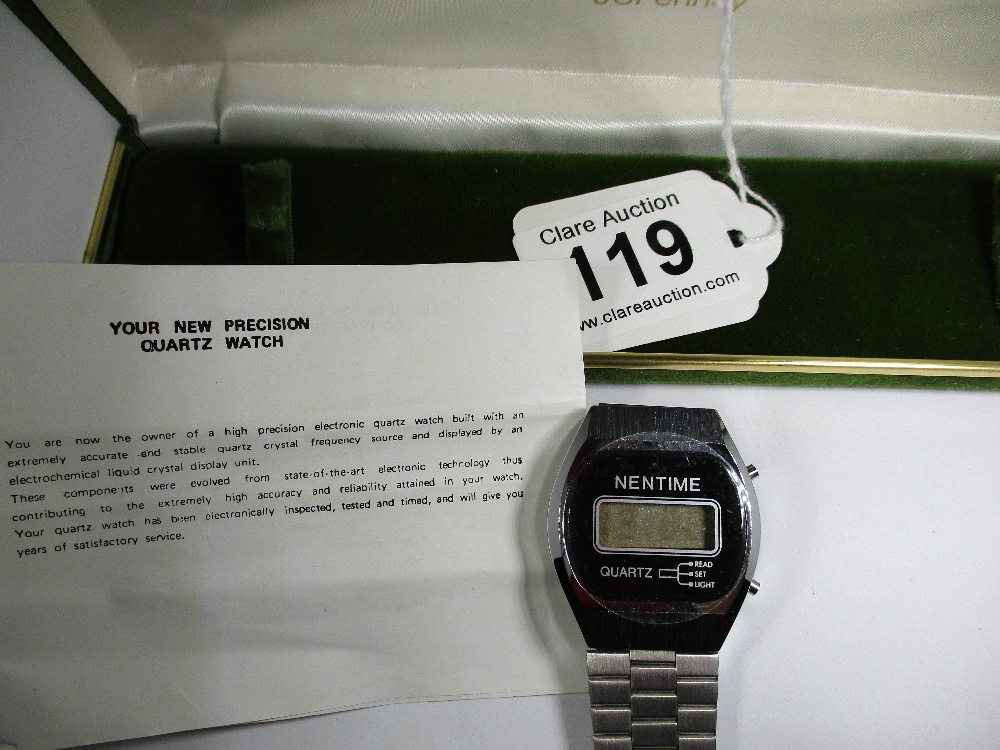 A vintage Nentime quartz watch in unused condition with instructions - Image 7 of 7