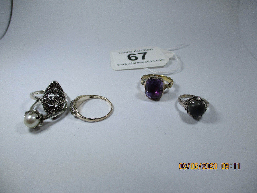 5 Dress rings of various metals - Image 7 of 7