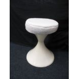 A 1970's fibreglass stool