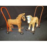 An International model aircraft ltd and a Pedigree push along plush toy horse