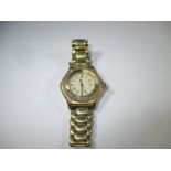 An Ebel Discovery watch with 18ct gold body and strap, approx total weight 104g