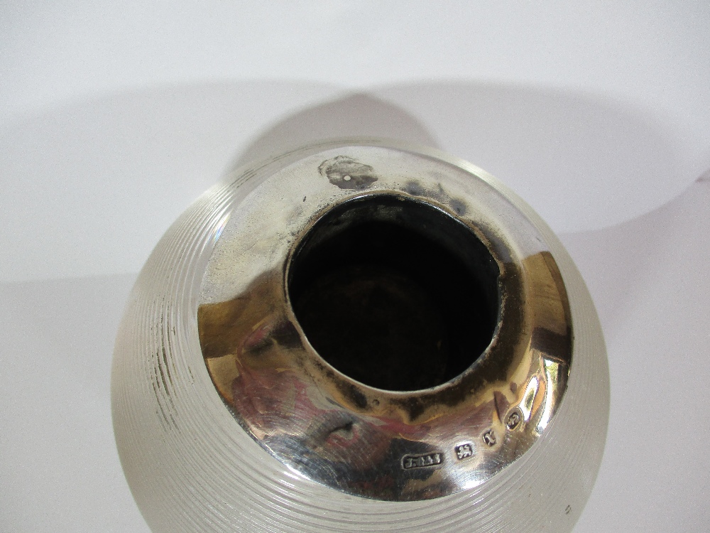 A silver mounted glass match striker - Image 3 of 5