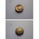 A Celtic Iceni gold quarter stater