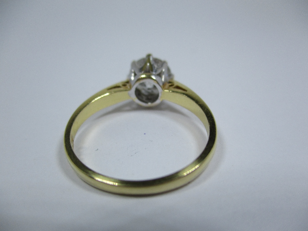 An 18ct gold and diamond solitaire ring, the stone measuring approx 6.69mm - Image 4 of 6