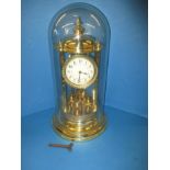A large torsion pendulum clock