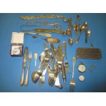 A quantity of collectables to include silver and vintage RAF items