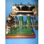 A Stuart Swan 2 cylinder marine steam engine