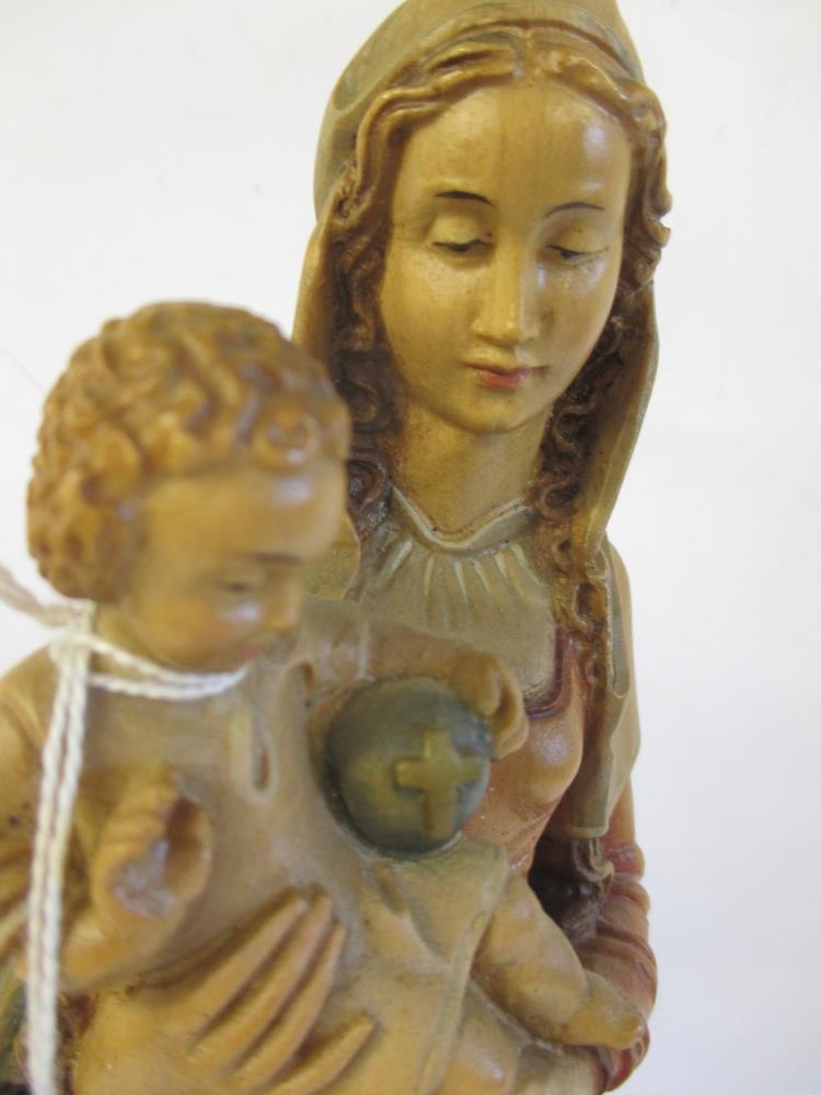 A carved wood Madonna by Anri of Italy - Image 2 of 7