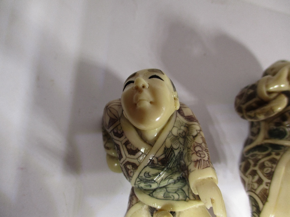 A parcel of vintage Chinese Erotica figures - Image 7 of 13