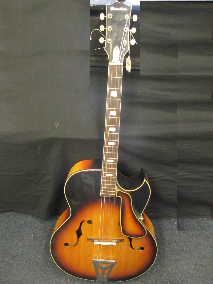 A vintage Kardan No 100 acoustic guitar