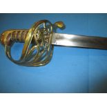 An 1822 pattern infantry officers sword