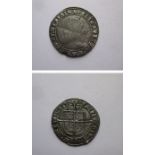 An Elizabeth I hammered silver sixpence dated 1573