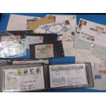 A quantity of stamps many on envelopes addressed to colonel Kinna