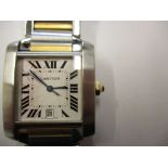 A gents Cartier Tank automatic watch