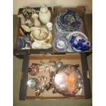 A large quantity of Victorian and later ceramics and general clearance items