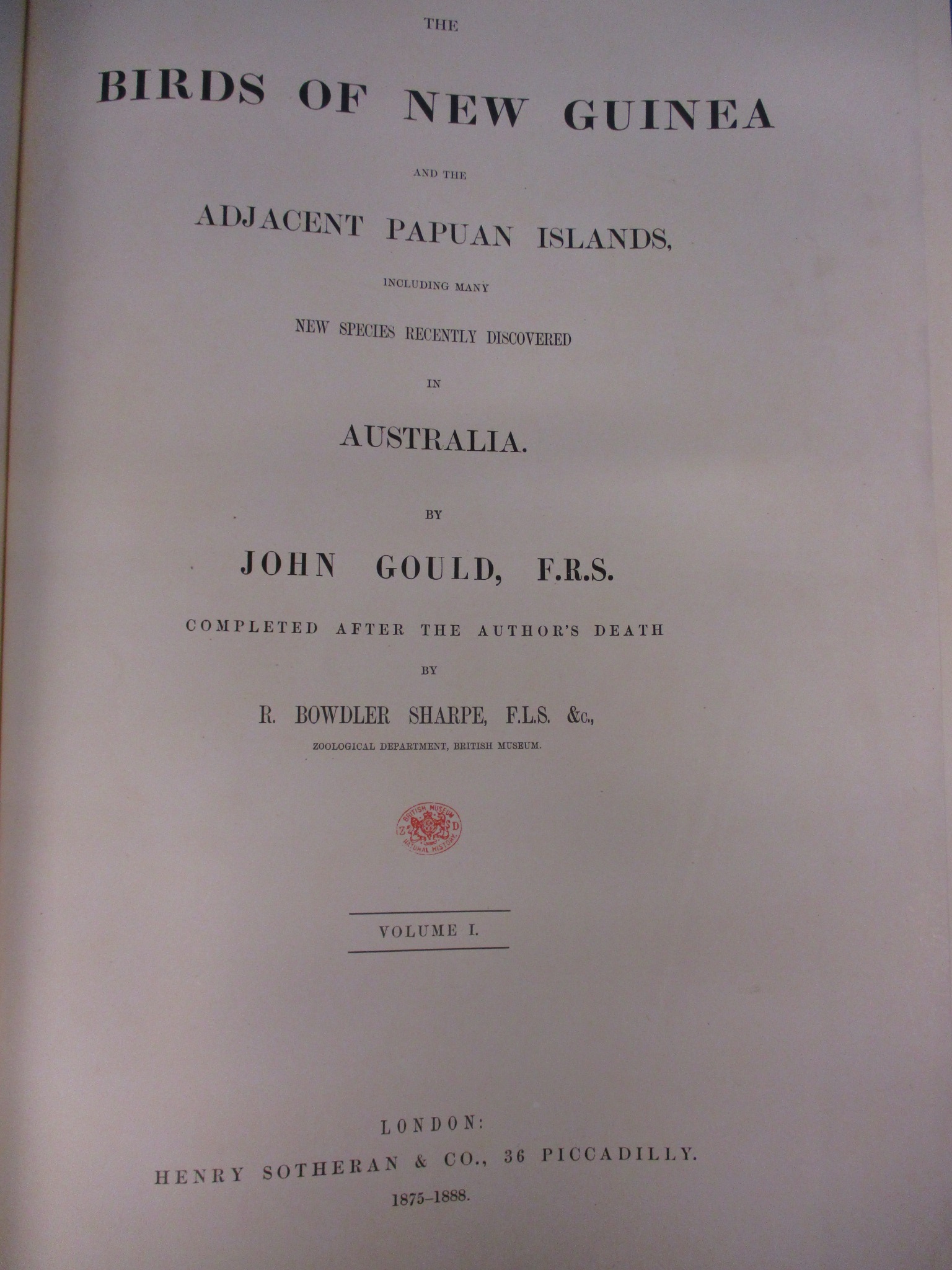 A British museum edition of The Birds of New Guinea by John Gould - Image 5 of 11