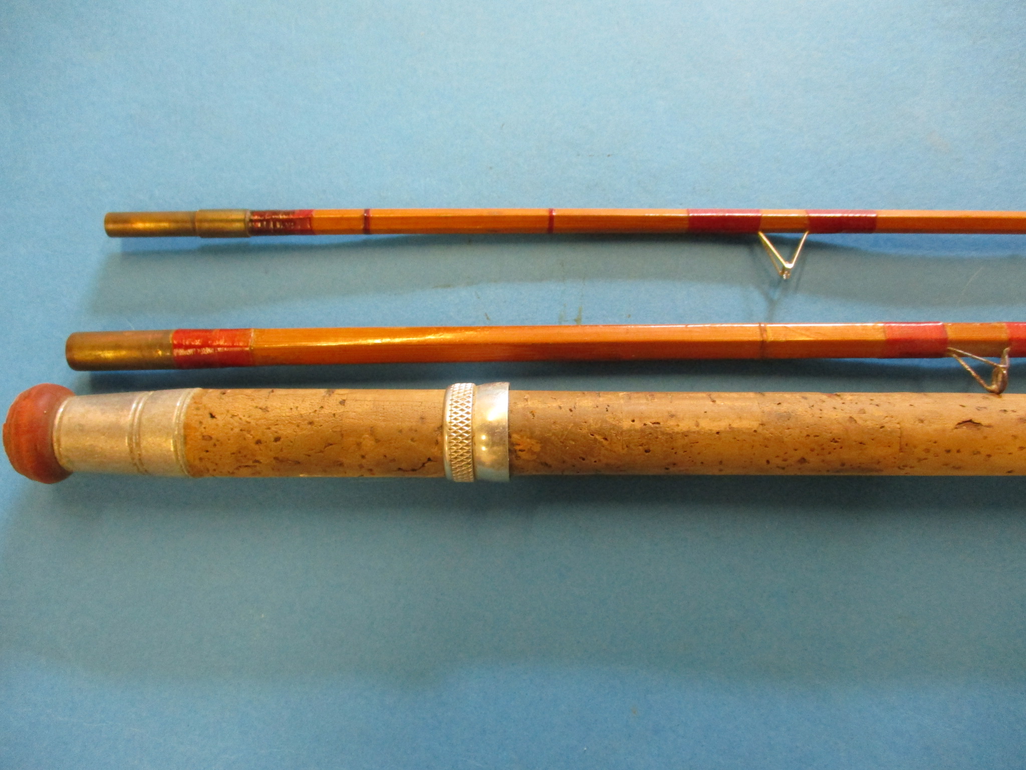 A Sealey 'Octopus' split cane 3 piece fishing rod - Image 2 of 8