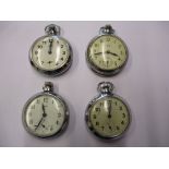 4 vintage Smiths pocket watches.