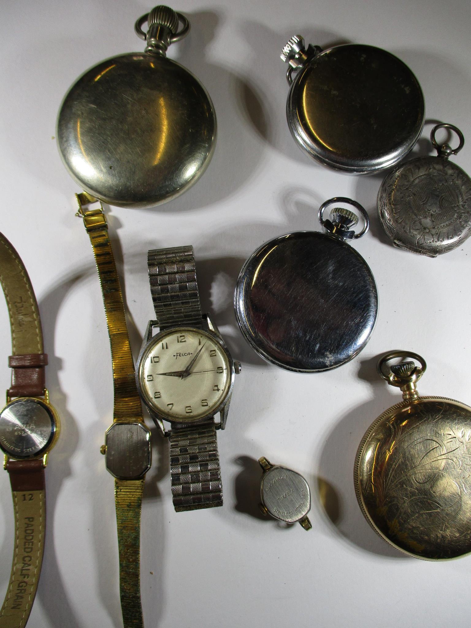 An assortment of vintage wrist and pocket watches - Image 7 of 7