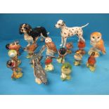A quantity of vintage Beswick figures